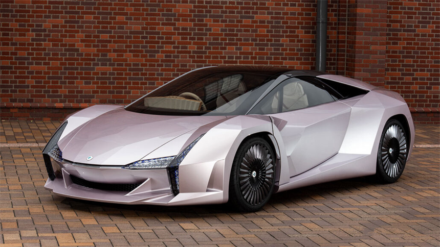 Car made of materials from tree’s cellulose